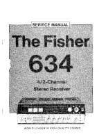 Fisher 634 - Service Manual 